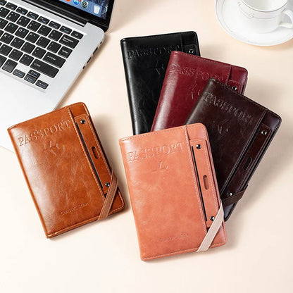 Premium Leather Finish Passport Holder