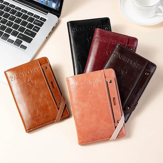Premium Leather Finish Passport Holder