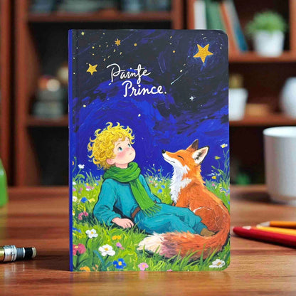 Little Prince n the Wolf Designed Pages Journal