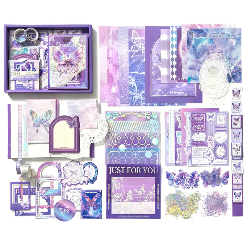 Warm Mail Series Butterfly Scrapbook Gift Set