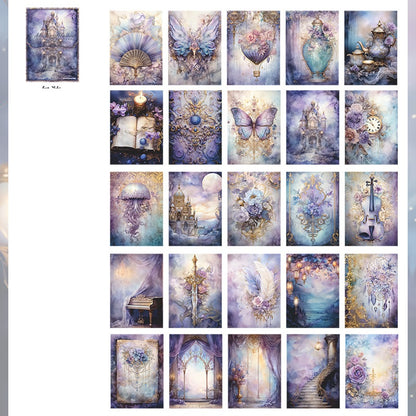 Alice's Fantasy Series Dream Background Journal Material Decorative Paper