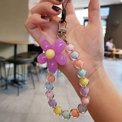 Colorful Macaron-Colored Bead Petal Charm