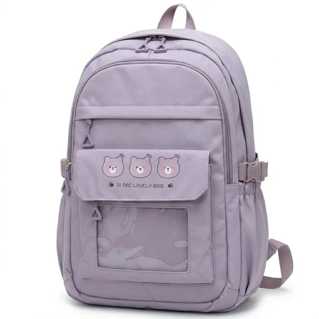 Triple Bear Pastel Kawaii Backpack
