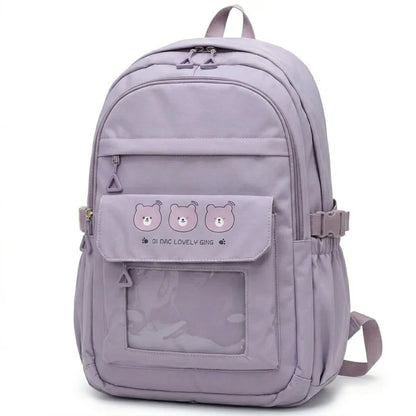 Triple Bear Pastel Kawaii Backpack