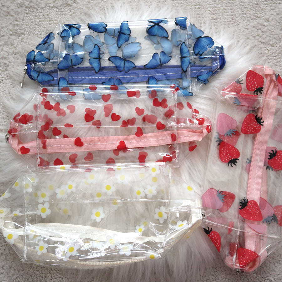PVC Waterproof Cosmetic & Toiletry Pouch