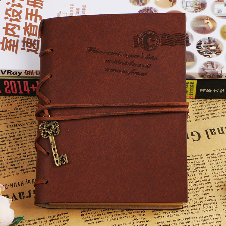 Retro Leather Cover Boxed Journal