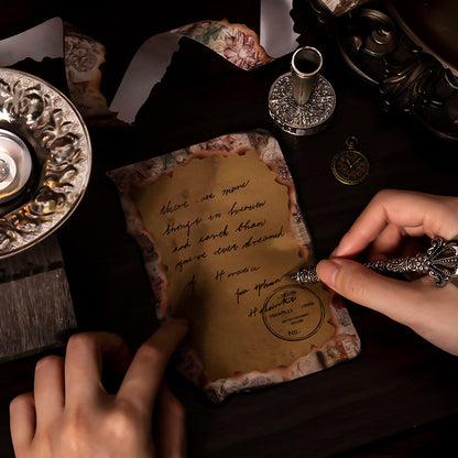 Retro Burnt Corners Washi Sticker Tape