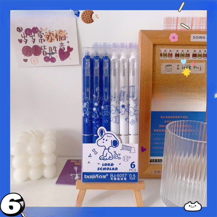 Cute Lord Scholar Ball Point Pen Set Of 6