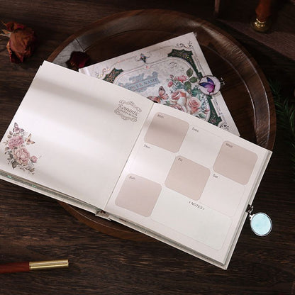 Rosses n Butterfly Square Designed Pages Planner Journal