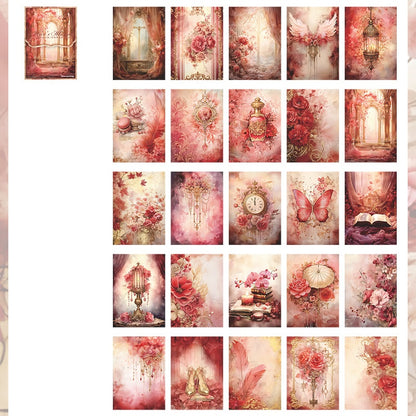Alice's Fantasy Series Dream Background Journal Material Decorative Paper