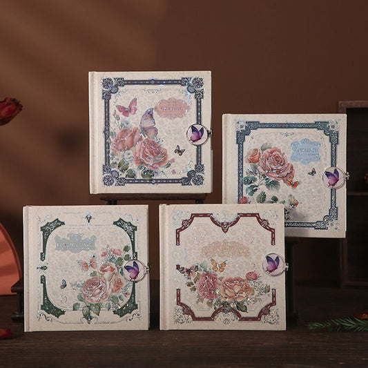 Rosses n Butterfly Square Designed Pages Planner Journal