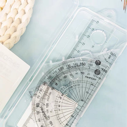 Transparent 4 Piece Geometry Box