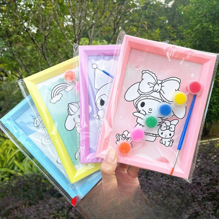 DIY Sanrio Series Plastic Painting Frame