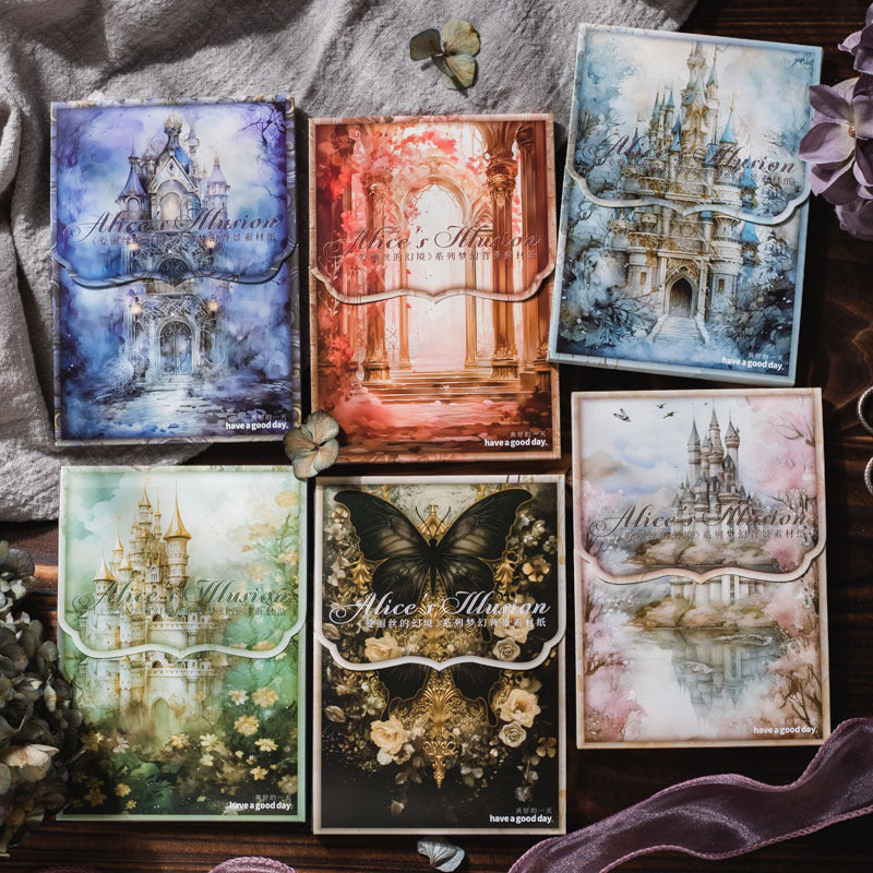 Alice's Fantasy Series Dream Background Journal Material Decorative Paper