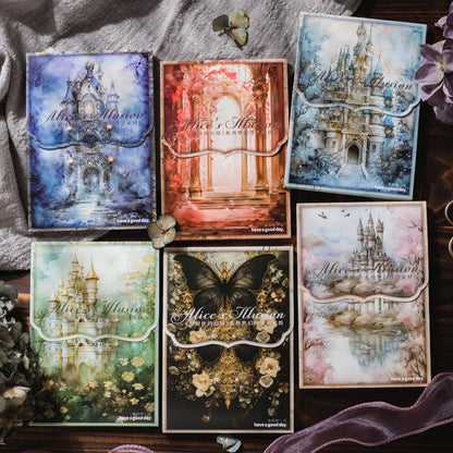 Alice's Fantasy Series Dream Background Journal Material Decorative Paper