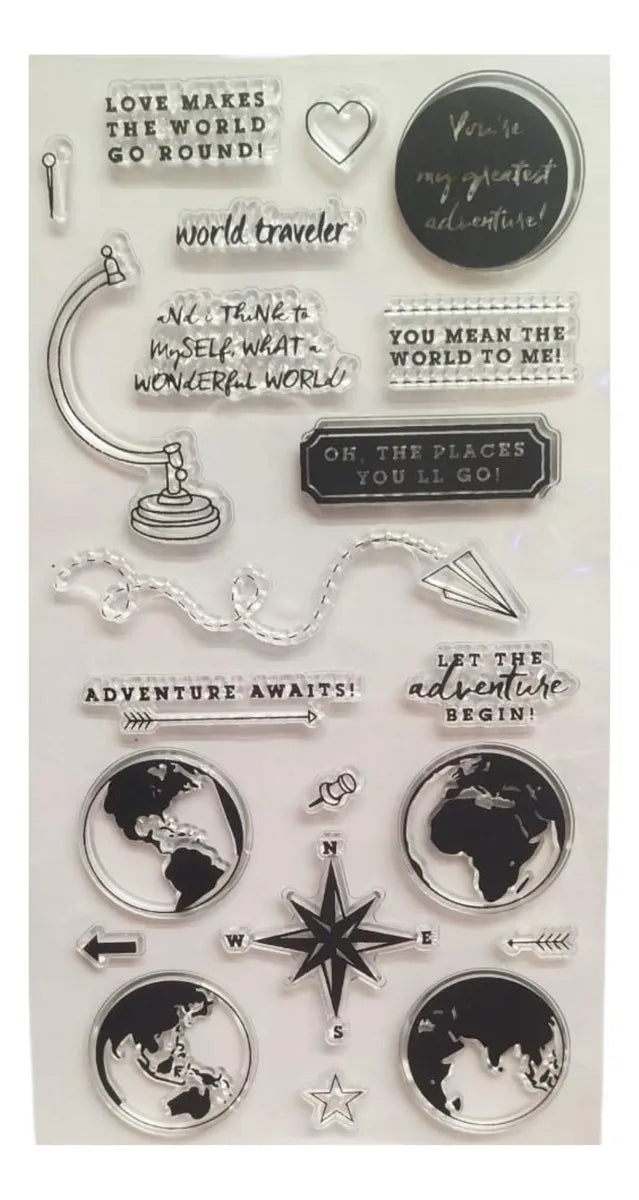 Transparent Silicon Stamp Sheets