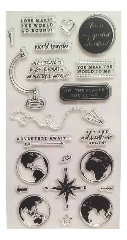 Transparent Silicon Stamp Sheets