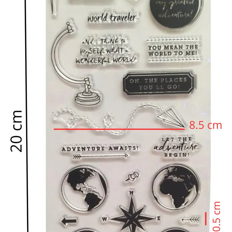 Transparent Silicon Stamp Sheets