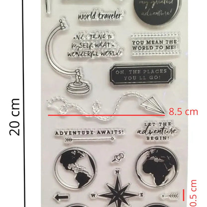 Transparent Silicon Stamp Sheets