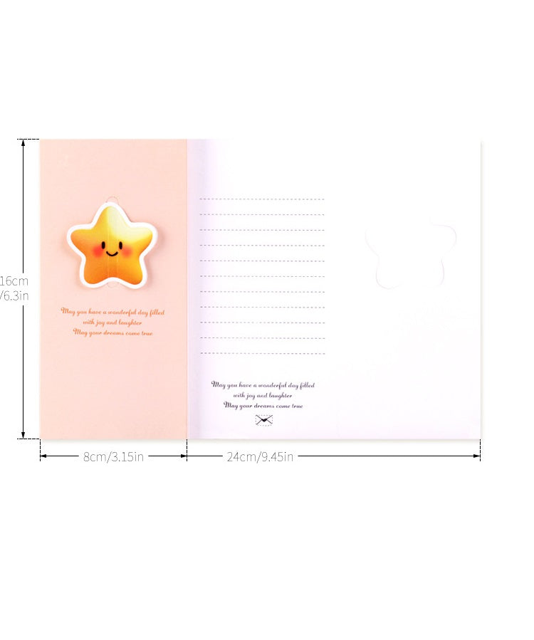 3D Cutout Wishes Greeting Cards