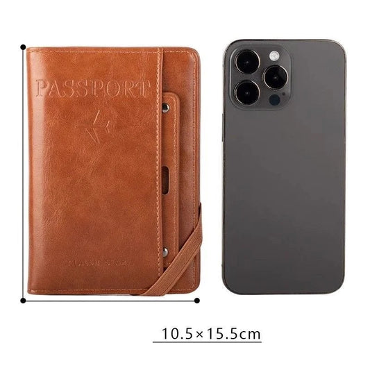 Premium Leather Finish Passport Holder