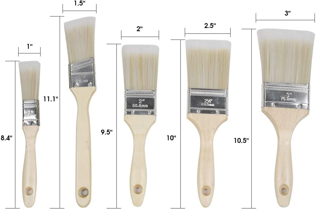 Tavolozza 5 Pieces Premium Paint Brush Set