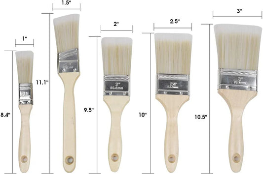 Tavolozza 5 Pieces Premium Paint Brush Set