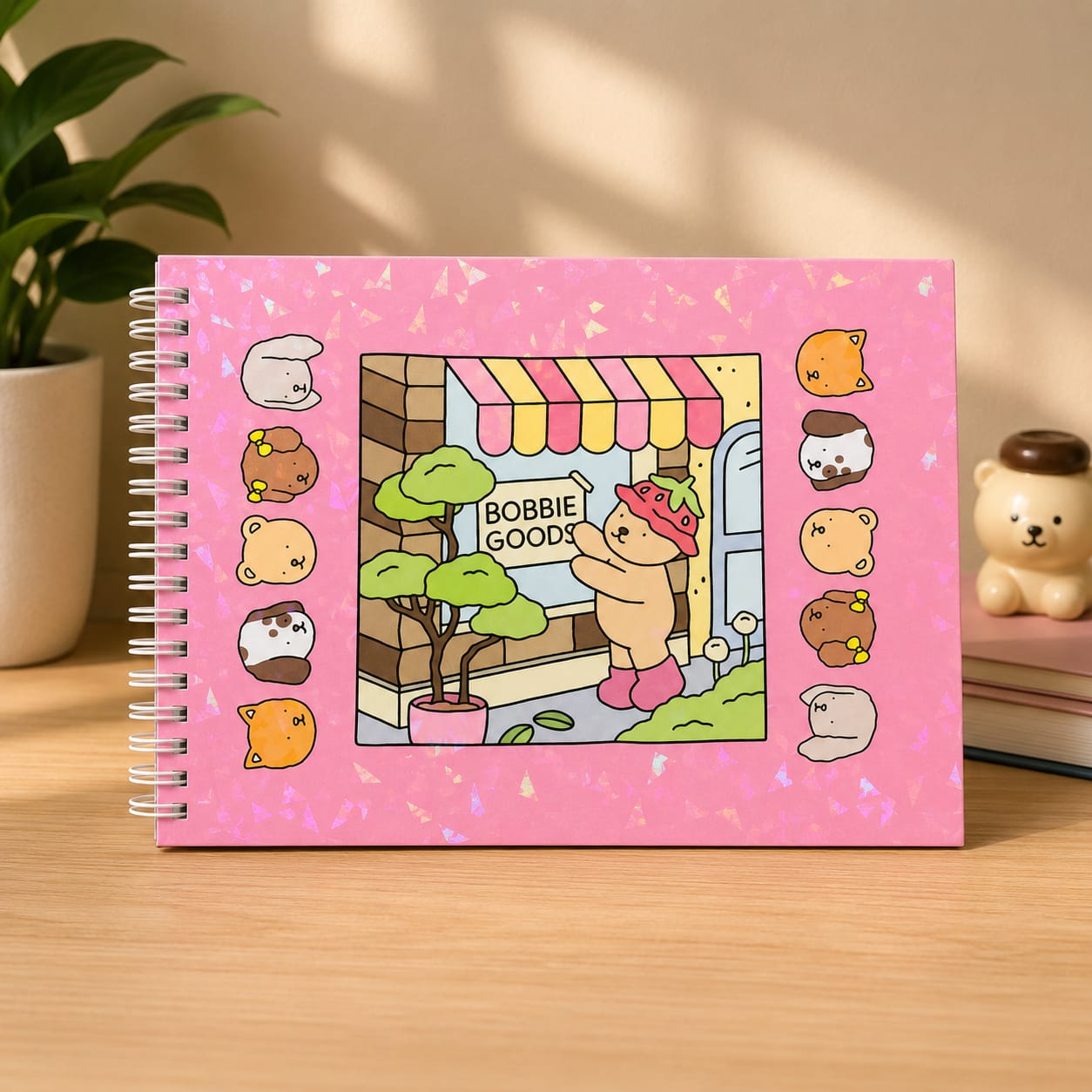 Landscape Coil Coloring Book