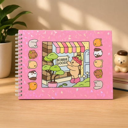 Landscape Coil Coloring Book