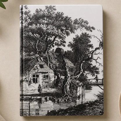 Retro Cityscape Art Sketchbook Journal