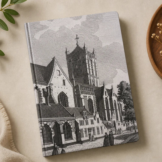 Retro Cityscape Art Sketchbook Journal