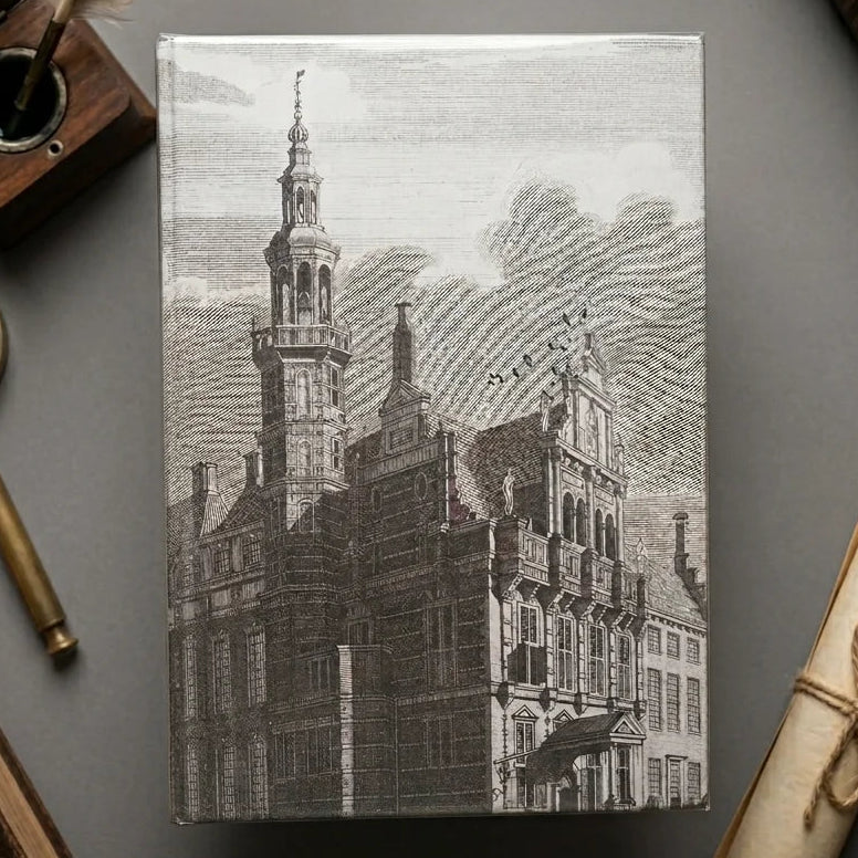 Retro Cityscape Art Sketchbook Journal