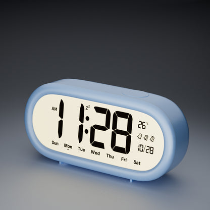 LED Digital Alarm Clock with Temperature Display