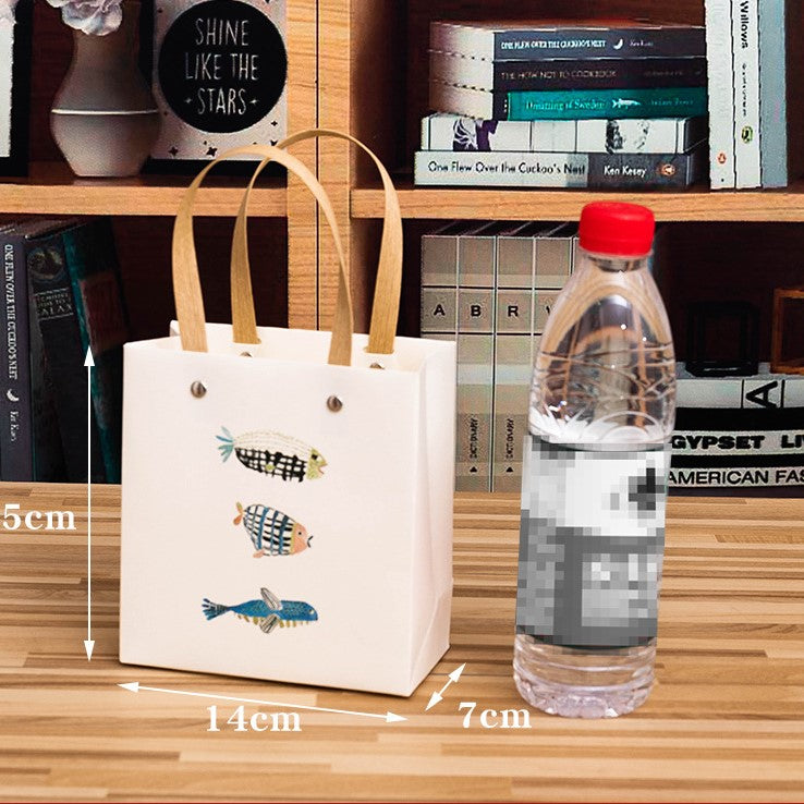 Hand Printeed Cut Gift Bags