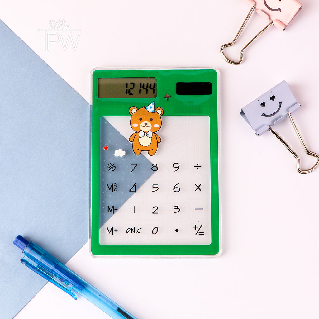 Transparent Body Glass Solar Calculator