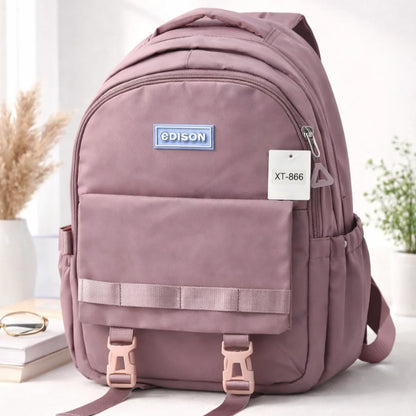 Large Capacity Solid Color Backpack