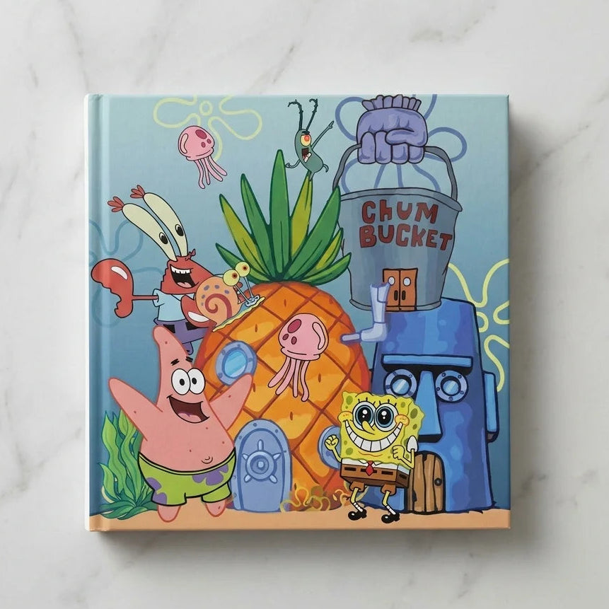 SpongeBob Inspired Grid Page Journal