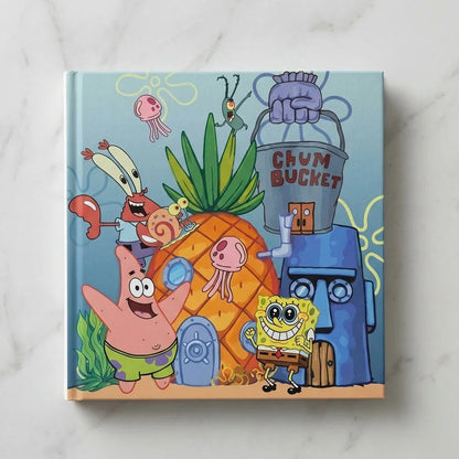 SpongeBob Inspired Grid Page Journal