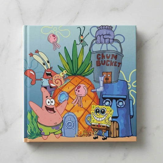 SpongeBob Inspired Grid Page Journal
