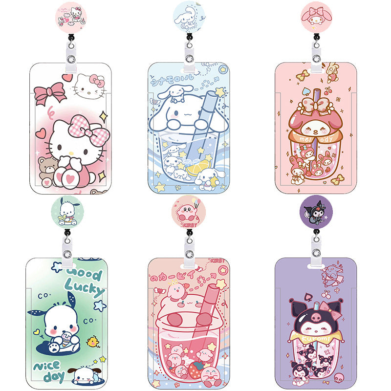 Card Holder With Easy Pull Buckle- Sanrio Series