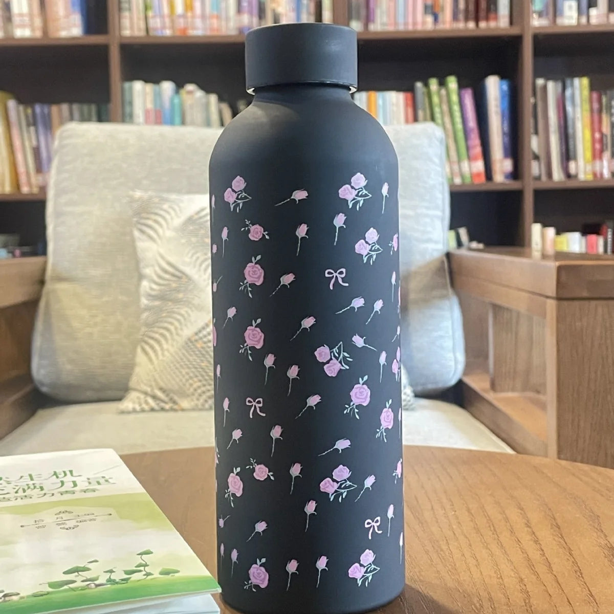Printed Stainless Steel Insulated Water Bottle