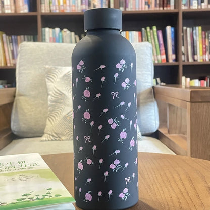 Printed Stainless Steel Insulated Water Bottle