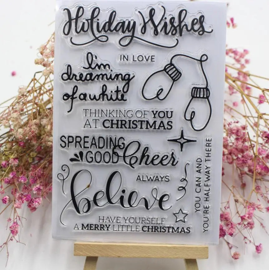 Transparent Silicon Stamp Sheets