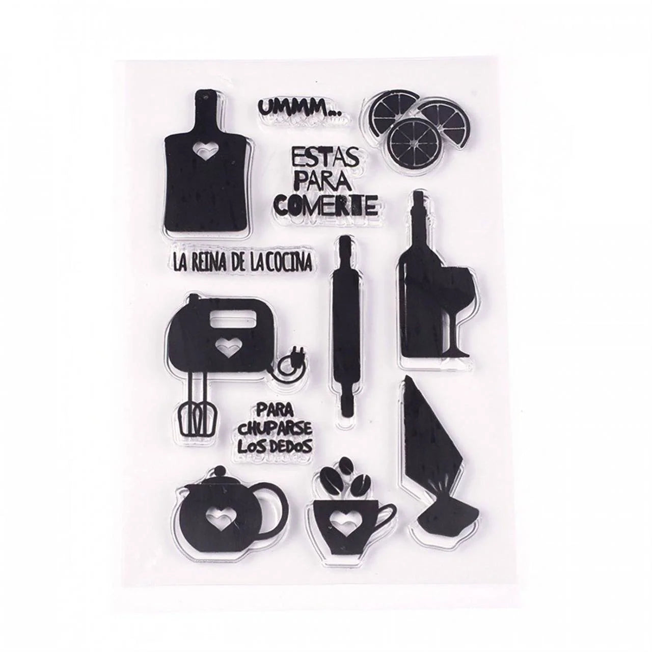 Transparent Silicon stylis Stamp Sheets