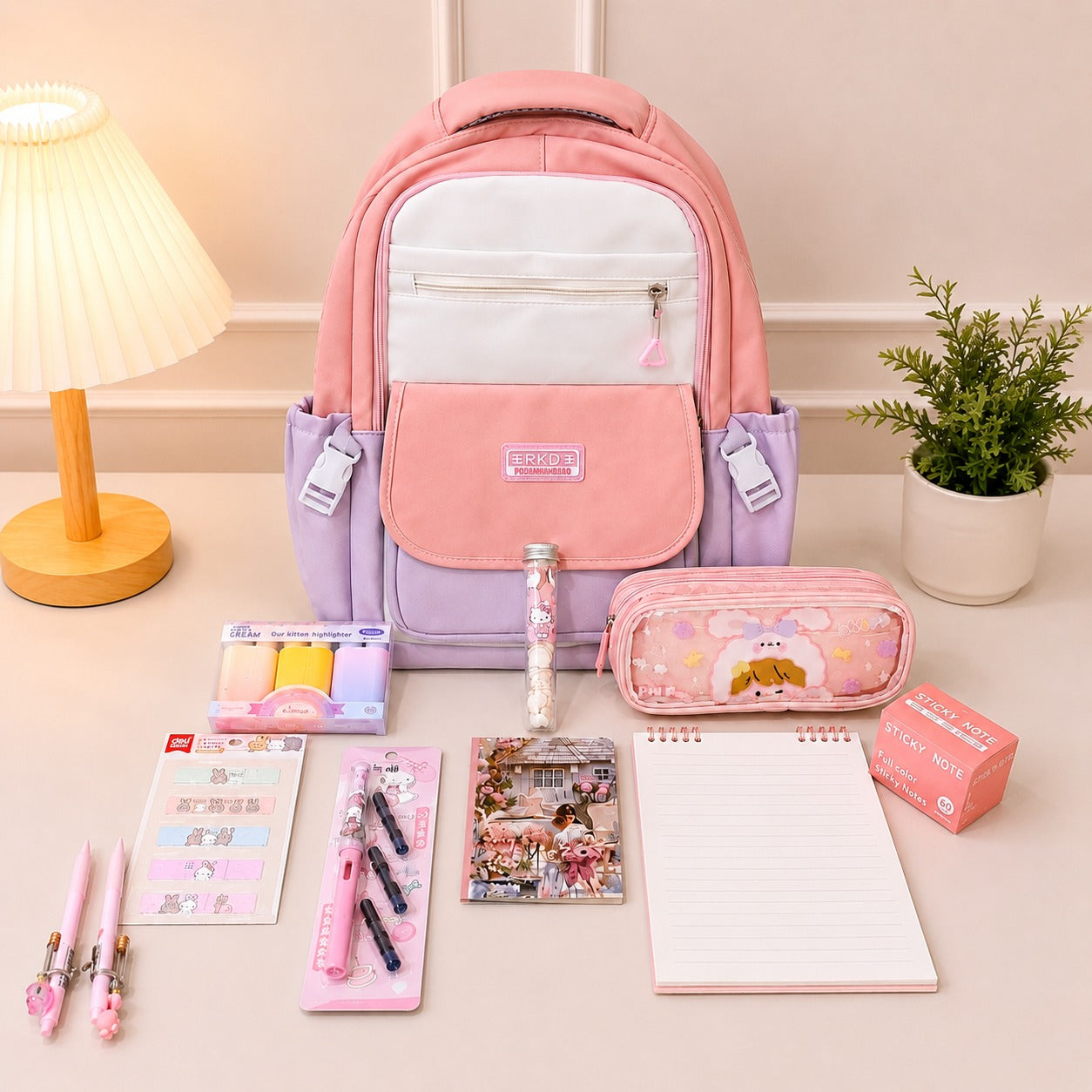 Dreamy Pink School Essentials Deal