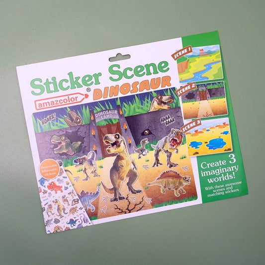 Reusable Stickers Book Set - Dinosaur