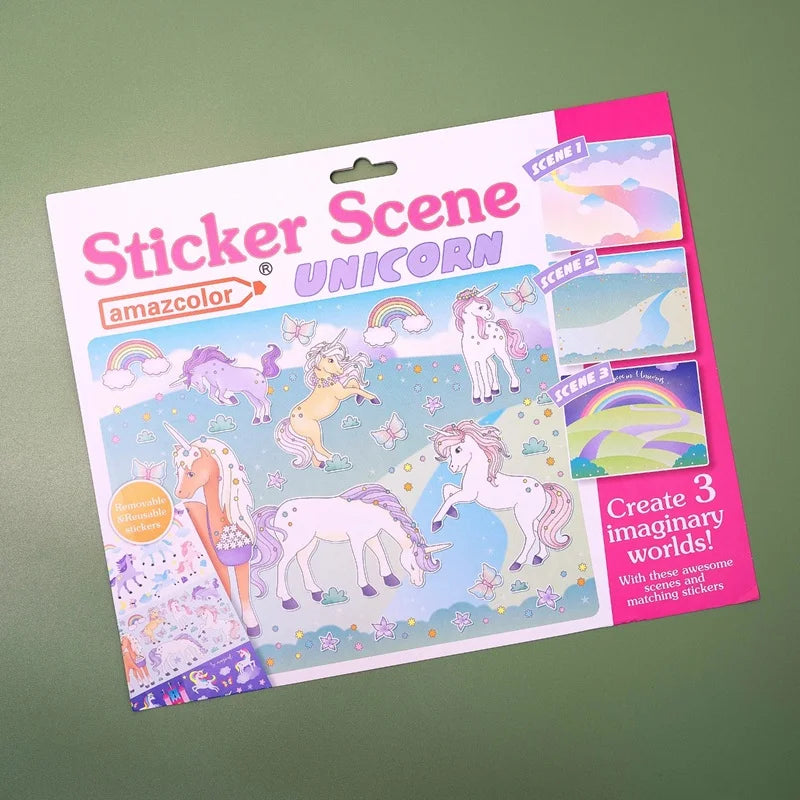 Reusable Stickers Book Set - Unicorn