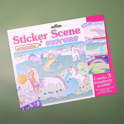 Reusable Stickers Book Set - Unicorn