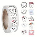 Dental & Teeth Stickers Roll