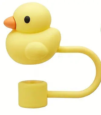 Cute Animal Shaped Silicon Straw Dust Cover